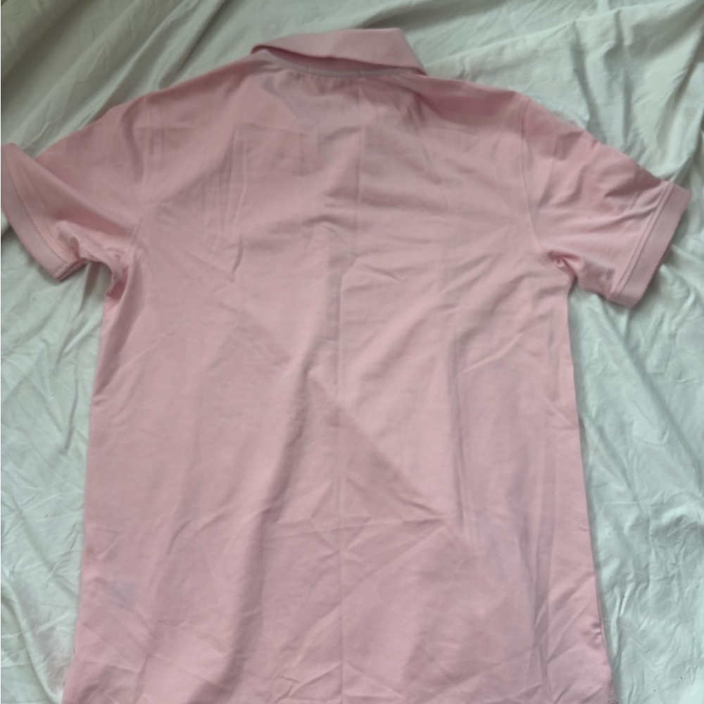 Men's Pink Polo Shirt - Picture 3 of 3